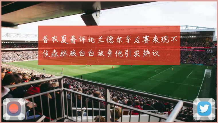 香农夏普评论兰德尔季后赛表现不佳森林狼白白放弃他引发热议